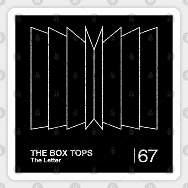 The Box Tops / Minimalist Graphic Artwork Design Magnet by saudade